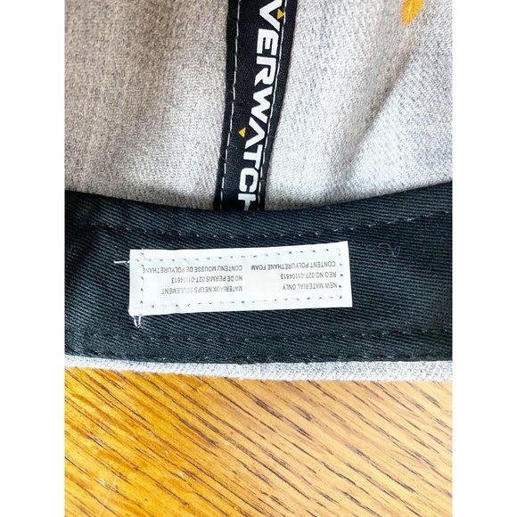 Overwatch Logo Gray Hat Thinkgeek Adjustable Cap - Picture 5 of 7